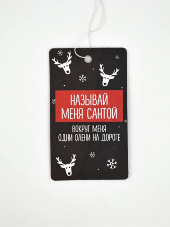 Ароматизатор для авто  «Называй меня Санта», аромат: новая машина/10908524