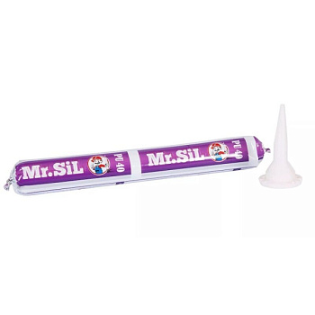 Герметик полиуретановый черный 600мл Mr.Sil PU-40/25011