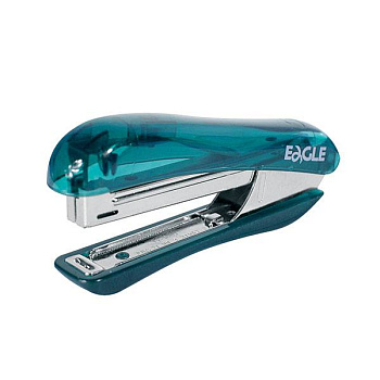 Степлер EAGLE 10л №10 комбинированный дымчато-синий 051058