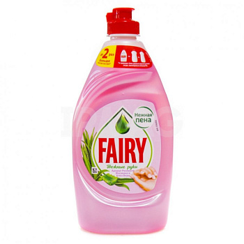 Средство для мытья посуды Fairy Нежные руки Розовый Жасмин и Алоэ Вера (450 мл