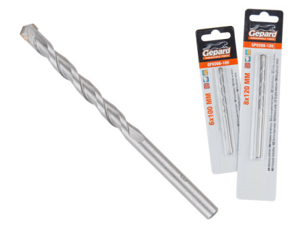 Сверло по бетону 6х100мм GEPARD (GP0206-100)