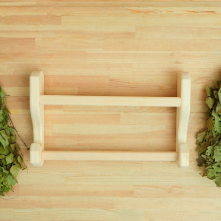 Полочка с перекладиной 44х29х9см, липа 1300131