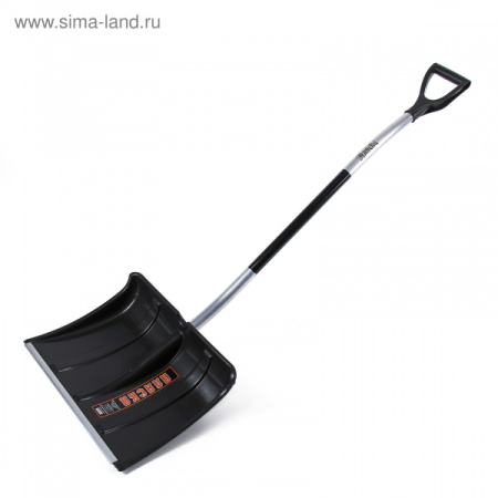 Лопата снеговая плас. алюм. черенок "Аляска" 375х500мм (100165)/28855