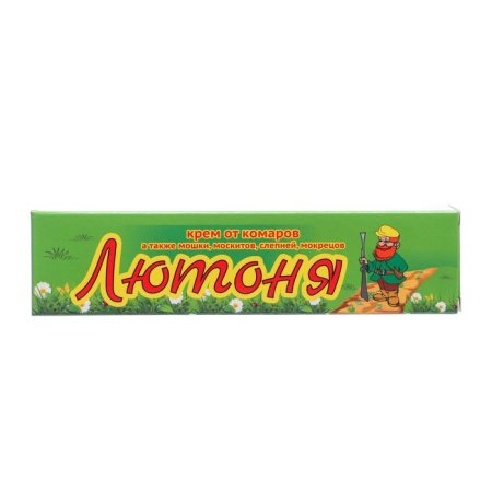 Крем от комаров "Лютоня", футляр, 50 г /2320307
