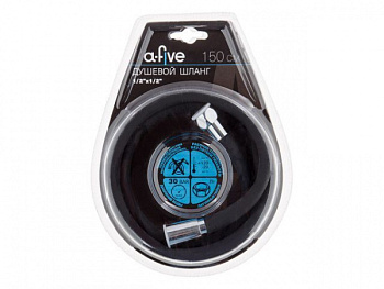 Душевой шланг1/2"х1/2" 150см A5-006 черн. A-five (A5-006)