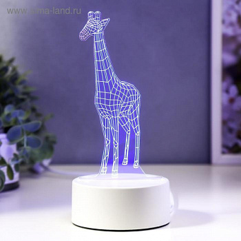 Светильник "Жираф" LED RGB от сети/4814578