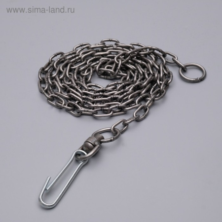 Цепь для привязи собак, 3 м, калибр 4х22 мм, черая 1110861