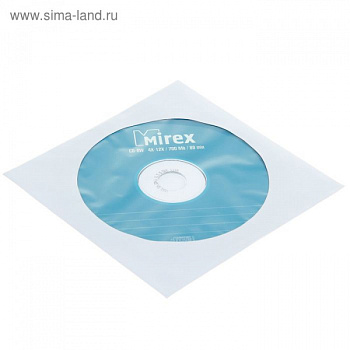 Диск CD-RW Mirex, 4-12x, 700 Мб, конверт, 1 шт/1198402
