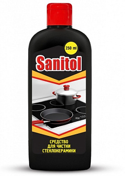 Чистящее средство Sanitol для чистки стеклокерамики 250 мл.