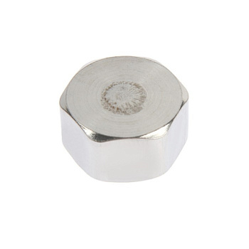 Заглушка ZEIN engr, 1/2", крышка, вн. резьба, нержавеющая сталь