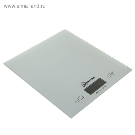 Весы кухонные HOMESTAR HS-3006, электронные, до 5 кг, серебристые/1867032