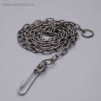 Цепь для привязи собак, 3 м, калибр 4х22 мм, черая 1110861