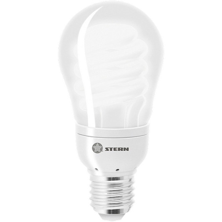 Лампа компактная люминесцентная, колба, 11W, 2700K, E27, 8000ч., Stern
