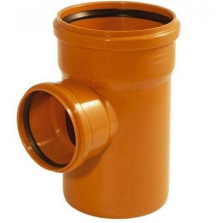 Тройник 160/110 90гр (рыжий)