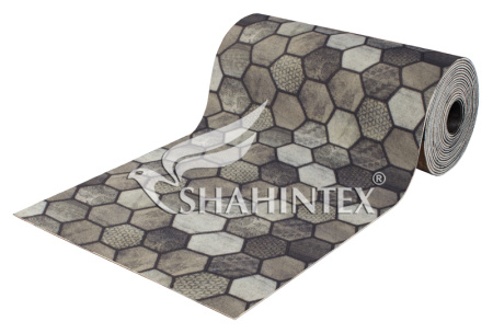 КОВРИК-ДОРОЖКА SHAHINTEX DIGITAL PRINT (15) "МОЗАИКА" 100Х1500 СЕРО-ОЛИВКОВЫЙ/820719