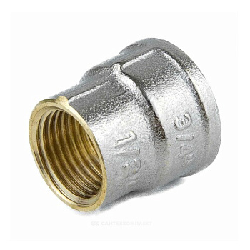 Муфта переходная 1 1/4"х3/4 (32х20) никель/425878