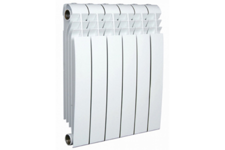 Радиатор биметаллический Royal Thermo BiLiner 500/90 (белый) - 6 секции.