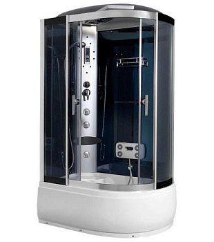 Душевая кабина ANS-836L touch screen X (лев) 80х120х215+стекло/графит+4 кор
