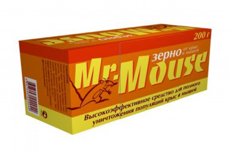 Средство от грызунов Маус зерно 200г (в коробке) 69097