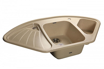 Мойка композитная GRANFEST Corner GF-C1040E (1040х570) Песочный 302 угловая