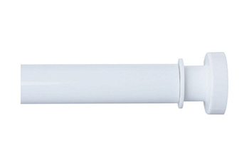 Карниз для ванной комнаты, 110-200 см, белый, IDDIS 010A200|14