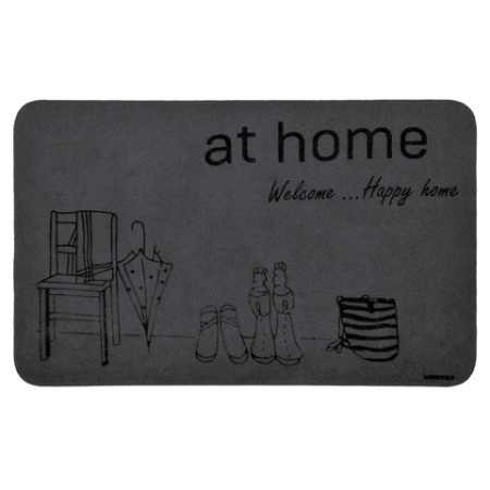Коврик влаговпитывающий "Счастливый дом" 50*80см /22396