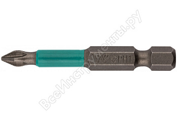 Бита WP, сталь S2, с насечкой, Профи, PH 1*50мм /57576