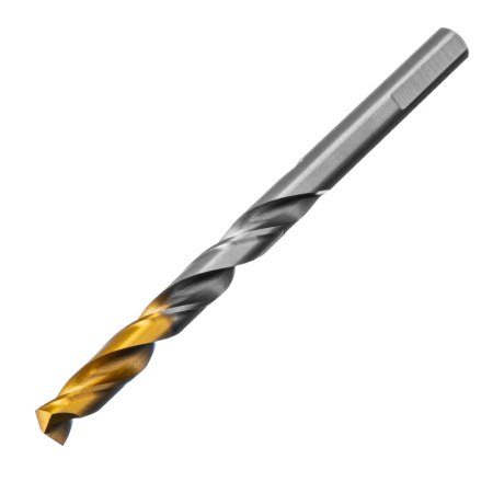 Сверло спиральное по металлу 8 x 117 мм, Р6М5, Golden Tip Denzel/718239