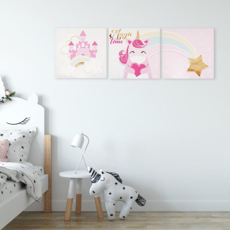 Модульная картина "Единорог" /4262427