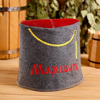 Колпак для бани папаха "Маршал"/2634899