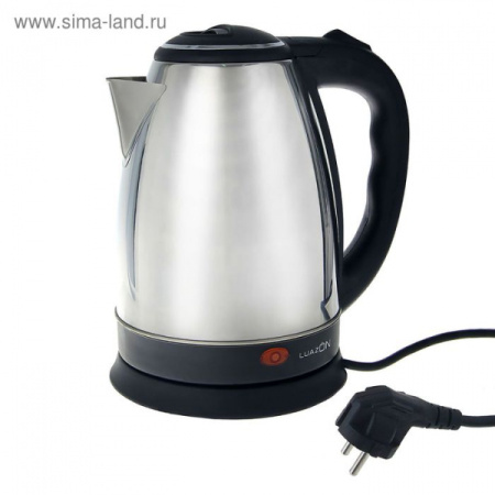 Чайник электрический LuazON LSK-1801, 1,8 л, сталь 1129039