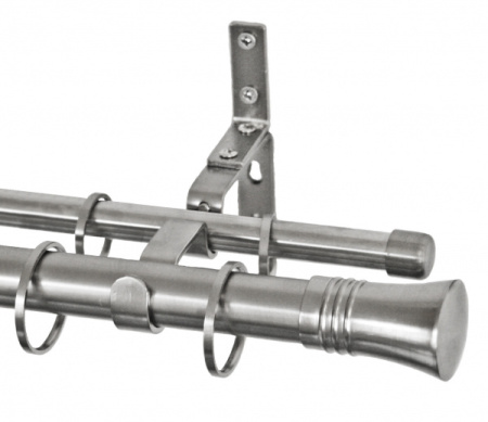 Карниз 688 двухрядный D20 280см Сталь