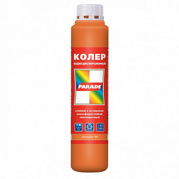 Колер  №208 Оранжевый 0,75л PARADE