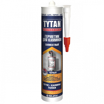 Tytan Professional герметик для каминов черный 280мл /74775