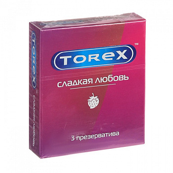 Презервативы Torex Сладкая любовь, 3шт 1103748