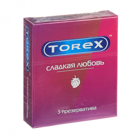 Презервативы Torex Сладкая любовь, 3шт 1103748