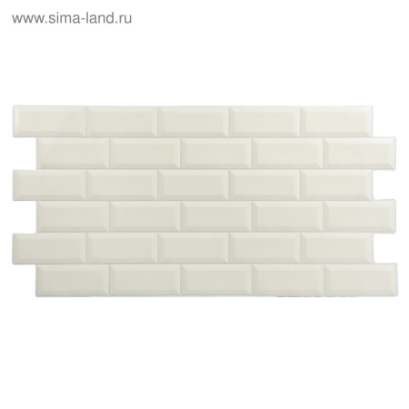 Панель ПВХ плитка Кабанчики бежевая 485х960/3413969