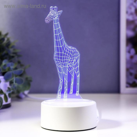 Светильник "Жираф" LED RGB от сети/4814578
