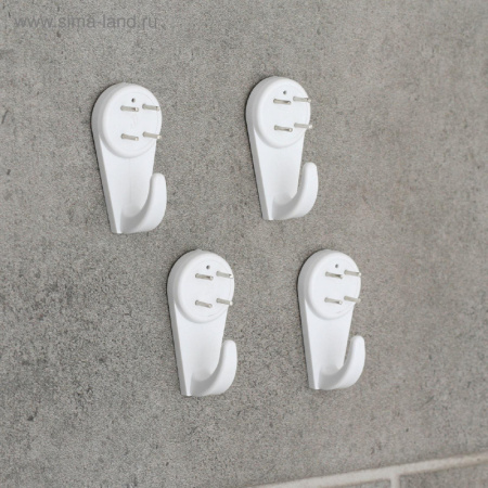 Крепление для картины ЗАО Пластик, большое, цвет белый /2627680