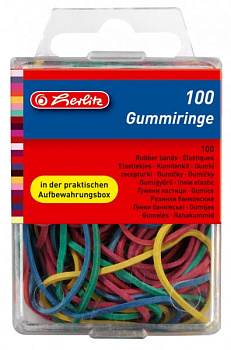 Резинка для банкнот цв. 100шт HERLITZ  08770000