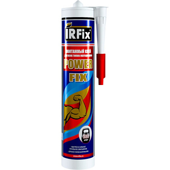 Клей монтажный 290мл белый IRFIX POWER FIX MS/20038