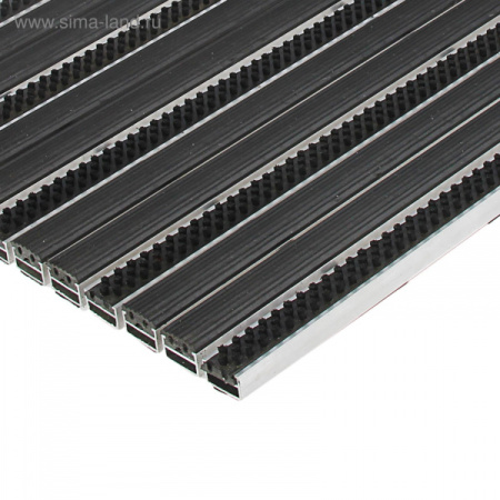 Коврик комбинированный в пластик. поддоне, резина, резина, щётка, 60х40см   1641202