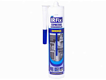 Герметик силиконовый универсальный, Белый IRFIX, 310 ml/20002