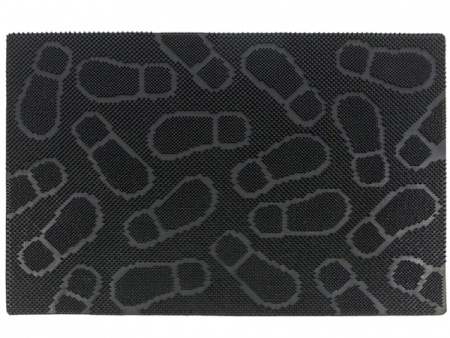 Коврик PIN MAT Следы RUS 40х60 черный/31-022