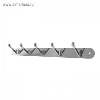 Вешалка 5-ти местная (арт.309), цвет хром/857072