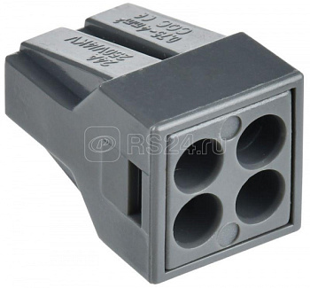 Клемма GENERICA СМК 773-304 с пастой 4х2,5мм2 24А UKZ11-304-100-G (1шт)