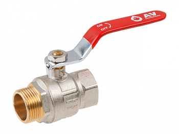 Кран шаровый 1" вн.-вн. ручка PN40 AV Engineering