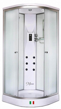 Душевая кабина MILANO (WLN-005M) 90x90x215 + стекло матовое + 4 кор.