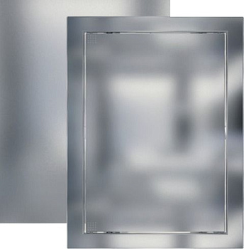 Люк-дверца ревизионная Л1520 Chrome с фланцем 146х196 ABS