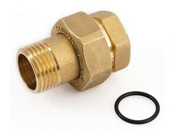 Сгон угловой  вн.-нар. американка 1" с уплотнительным кольцом General Fittings